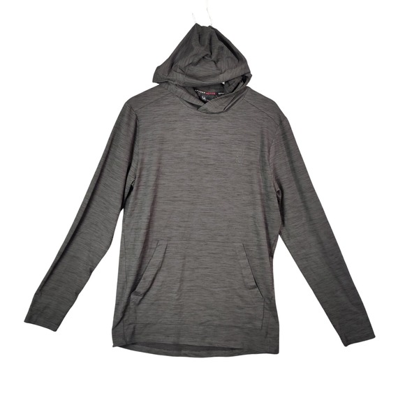 Spyder Active Hoodie Pullover Long Sleeve ProWeB Athletic Gym Gray Womens Size M - Picture 1 of 8